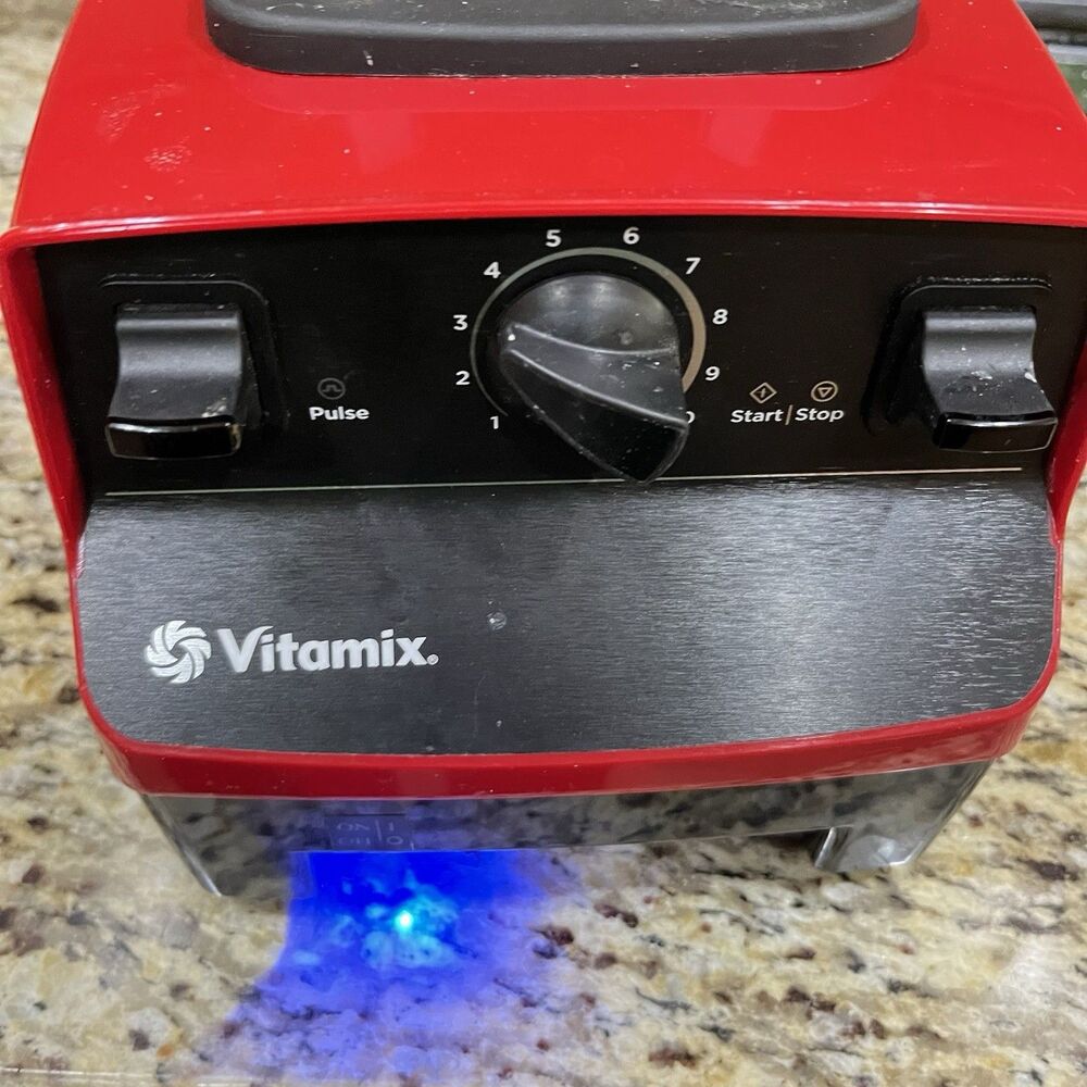 Vitamix VM0102D Countertop Blender Red BASE ONLY TESTED WORKING